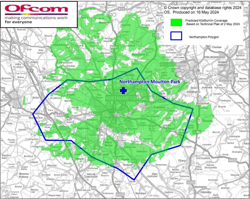 DS104823 SSDAB Northampton Coverage Map page 0001